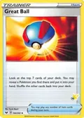Great Ball - 164/202 (#38 Pikachu Stamped) #164/202