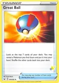 Great Ball - 164/202 (#57 Pikachu Stamped) #164/202