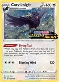 Corviknight - 156/189 (Darkness Ablaze Stamped) #156/189