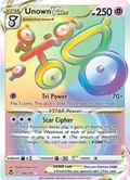 Unown VSTAR (Secret) #199/195