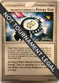 Team Galactic's Invention G-101 Energy Gain - 2009 (Stephen Silvestro) #116/127