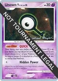 Unown [Q] - 2010 (Mychael Bryan) #49/100