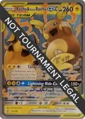 Raichu & Alolan Raichu GX - 2019 (Haruki Miyamoto) #54/236