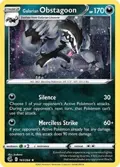Galarian Obstagoon (Cosmos Holo) #161/264