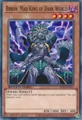 Brron, Mad King of Dark World SGX3-ENI13