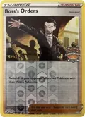 Boss's Orders - 154/192 (Regional Championships) [Staff] #154/192
