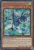 Elemental HERO Stratos (Alternate Art) (Silver) BLC1-EN022