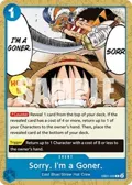 Sorry. I'm a Goner. EB01-029