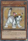 Rescue Cat (Alternate Art) (Quarter Century Secret Rare) RA02-EN001