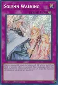 Solemn Warning (Secret Rare) RA02-EN078