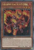 Red Lotus King, Flame Crime (Quarter Century Secret Rare) BLTR-EN028