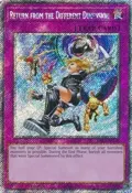Return from the Different Dimension (Platinum Secret Rare) RA03-EN140