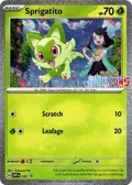 Sprigatito - 191 (Pokemon Horizons Stamped) #191