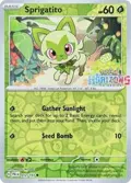 Sprigatito - 012/193 (Pokemon Horizons Stamp) #012/193