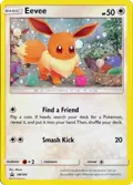 Eevee - SM184 (Cosmos Holo) #SM184