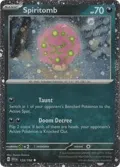 Spiritomb - 129/198 (Cosmos Holo) #129/198