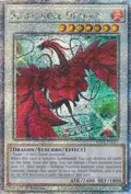 Black Rose Dragon (Alternate Art) (Quarter Century Secret Rare) RA04-EN057