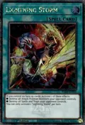 Lightning Storm (New Art) (Quarter Century Secret Rare) RA04-EN094