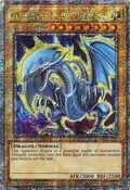 Blue-Eyes White Dragon (7th Art) (Quarter Century Secret Rare) RA04-EN108