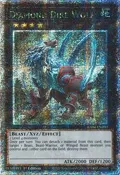 Diamond Dire Wolf (Quarter Century Secret Rare) RA04-EN200