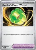 Cynthia's Power Weight #162/182