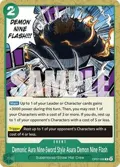 Demonic Aura Nine-Sword Style Asura Demon Nine Flash (Reprint) OP07-036