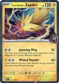 Team Rocket's Zapdos (Destined Rivals Stamp) #070/182