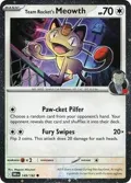Team Rocket's Meowth (Cosmos Holo) #149/182