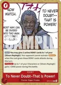 To Never Doubt--That Is Power! OP12-016