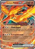 Team Rocket's Moltres ex - 31/182 (Destined Rivals Stamp) #031/182