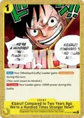 Kizaru!! Compared to Two Years Ago We're a Hundred Times Stronger Now!! ST29-016