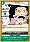 Strive to Surpass me, Roronoa Zoro!!! OP14-036