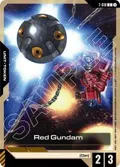Red Gundam Token T-018