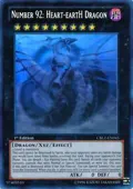 Number 92: Heart-eartH Dragon (Ghost Rare) CBLZ-EN045