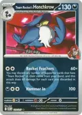 Team Rocket's Honchkrow (Energy Symbol Pattern) #127/217