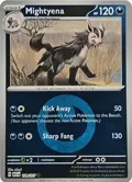 Mightyena - 129/217 (Energy Symbol Pattern) #129/217