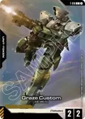 Graze Custom Token (Premium Card Collection Gundam Assemble) T-016
