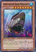 Hyper-Ancient Shark Megalodon (Mosaic Rare) BP02-EN121