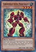 Chronomaly Aztec Mask Golem NUMH-EN001