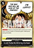 I'm Luffy!! The Man Who Will Be King of the Pirates!! OP17-096