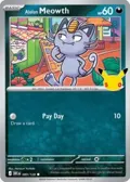 Alolan Meowth #089/128