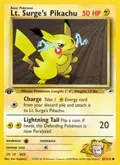 Lt. Surge's Pikachu #081/132