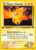 Lt. Surge's Pikachu #084/132