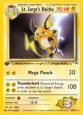 Lt. Surge's Raichu #028/132