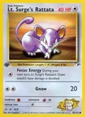 Lt. Surge's Rattata #082/132