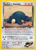 Rocket's Snorlax #033/132