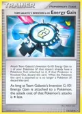 Team Galactic's Invention G-101 Energy Gain #116/127