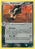 Team Magma's Mightyena #21/95