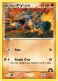 Team Magma's Rhyhorn #68/95
