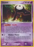 Unown (F) #F/28
